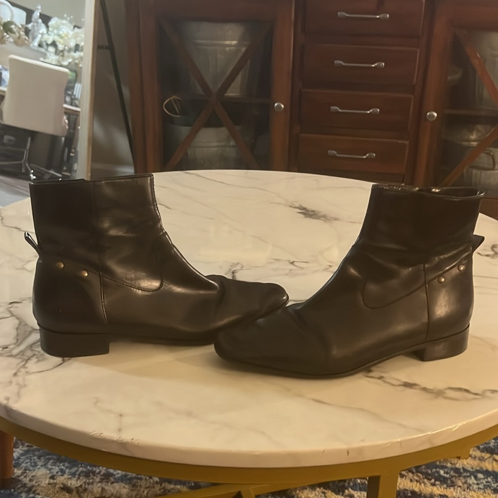 Talbots 100% Genuine Leather Ankle Boots